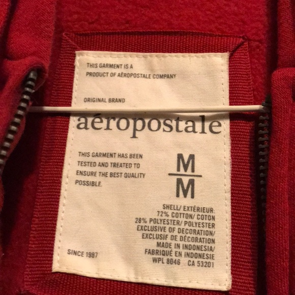 Red Aeropostale Women’s M Hoodie - Picture 4 of 5